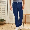 Pohodlné bavlněné džíny, uvnitř. délka nohavic 82 cm
