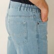 Džíny s elastickým pasem, vnitřní délka nohavic 82 cm