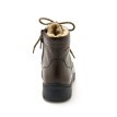 Kožené vysoké topánky so šnúrkami a zipsom, nepremokavé