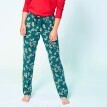 Pyžamové kalhoty s japonským vzorem
