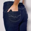 Úzke džínsy s push-up efektom, vysoká postava