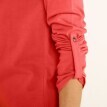 Tričko s tuniským výstrihom, jednofarebné