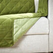 Narzuta na sofę 3-osobową oliwkowa Casa Bonita