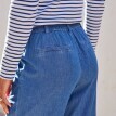 Široké džíny v námořnickém stylu s knoflíky