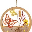 Závesná LED dekorácia Motýle na lúke