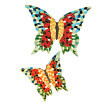 2 nástěnné dekorace Motýli