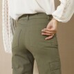 Pantaloni cargo largi 7/8