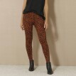 Leggings cu talie elastică și imprimeu leopard