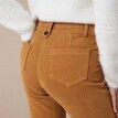 Pantaloni drepți din catifea corduroy