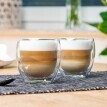 2 Pahare Cappuccino cu perete dubl 250ml