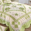 Cuvertură de pat patchwork cu imprimeu floral