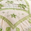 Cuvertură de pat patchwork cu imprimeu floral