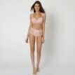 Tulcan Confidence Lingerie® półprzezroczysty biustonosz z elastycznej koronki z fiszbinami