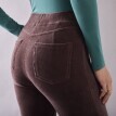 Jeggings strâmți din catifea corduroy