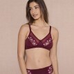 Biustonosz Confidence Lingerie® "Caminata" z haftem, bez fiszbin