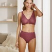 Set de 2 chiloți cu talie înaltă din dantelă și microfibră Orellana by Confidence Lingerie®