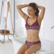 Bavlnená polovystužená podprsenka Coria Confidence Lingerie® s potlačou, bez kostíc