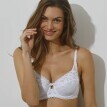 Sutien balconette din dantelă reciclată Flower Elegance Playtex®, cu armătură