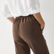 Pantaloni largi de culoare solidă