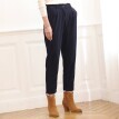 Pantaloni 7/8 din catifea corduroy