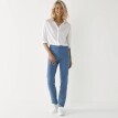 Pantaloni modelatori cu talie elastică și efect de burtă plată