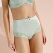 Sada 2 stahujících kalhotek Avila zn. Confidence Lingerie® ze saténového úpletu s krajkou