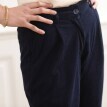 Pantaloni 7/8 din catifea corduroy