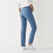 Pantaloni modelatori cu talie elastică și efect de burtă plată