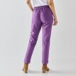 7/8 pantaloni înguste de culoare solidă