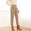 Pantaloni 7/8 din catifea corduroy