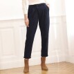 Pantaloni 7/8 din catifea corduroy