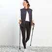 2 db Nordic walking bot, fekete szettben