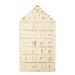 Calendar de advent Casă mică cu buzunare