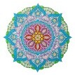 Dřevěné puzzle Mandala, sada 204 ks