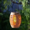 Solárna stolná lampa Bamboo, sada 2 ks