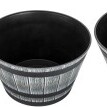 Ghivece pentru flori Bucket, set de 3