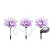 Plug solar de grădină Lotus Flower, set de 3