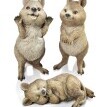 Figurine decorative Quokka, set de 3