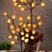 Pandantive de grădină cu LED-uri Physalis, set de 2