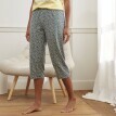 Pantaloni de pijama 3/4 cu imprimeu minimalist Nature Sauvage