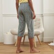 Pantaloni de pijama 3/4 cu imprimeu minimalist Nature Sauvage