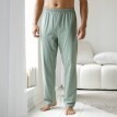 Pantaloni lungi de pijama de culoare solidă