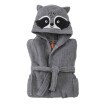 Halat de baie pentru copii Raccoon cu glugă 340 g /m2