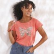 Tricou cu imprimare fluture