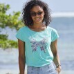 T-shirt z nadrukiem motyla