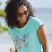 T-shirt z nadrukiem motyla