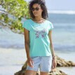 T-shirt z nadrukiem motyla