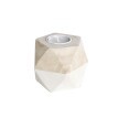 Dřevěný svícen Origami