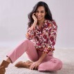 Košile na knoflíčky s potiskem květin, recyklovaný polyester