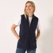 Fleecová vesta na zip